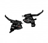 Maneta Schimbator/Frana Shimano St-Ef41, 6X3 Vit., 2 Degete, Pt. V-Brake, Cablur PB Cod:ESTEF41P6AL