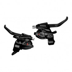 Maneta Schimbator/Frana Shimano St-Ef41, 6X3 Vit., 2 Degete, Pt. V-Brake, Cablur PB Cod:ESTEF41P6AL