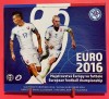SLOVACIA 2016 - Set Euro + medalie argint &ldquo;Campionatul European de Fotbal &rdquo; BU, Europa