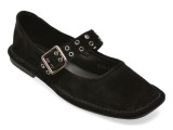 Cumpara ieftin Balerini GRYXX negri, HZY35, din piele intoarsa