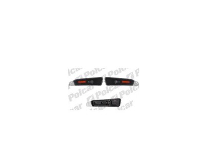 Lampa semnalizare fata cu pozitie Ford Mustang, 09.2004-02.2009, model tuning, montare fata, stanga+dreapta, P27/7W+WY5W; negru, transparent; fara so foto