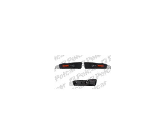 Lampa semnalizare fata cu pozitie Ford Mustang, 09.2004-02.2009, model tuning, montare fata, stanga+dreapta, P27/7W+WY5W; negru, transparent; fara so