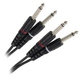 Cablu audio Professional 2 x Jack 6.35 tata mono - 2x Jack 6.35 tata mono 6m PLUGGER PLU CABB JMMJMM 6M00 EAS