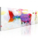 Cumpara ieftin Tablou - Deep-sea fishes 120x40 cm