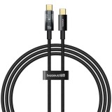 Cablu alimentare date Baseus Explorer P10319703111-00 Fast Charging USB Type-C la USB Type-C 1m 100W oprire automata incarcare