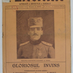FLACARA , REVISTA LITERARA , ARTISTICA , SOCIALA , ANUL V , NO. 7 - 28 NOIEMBRIE , 1915