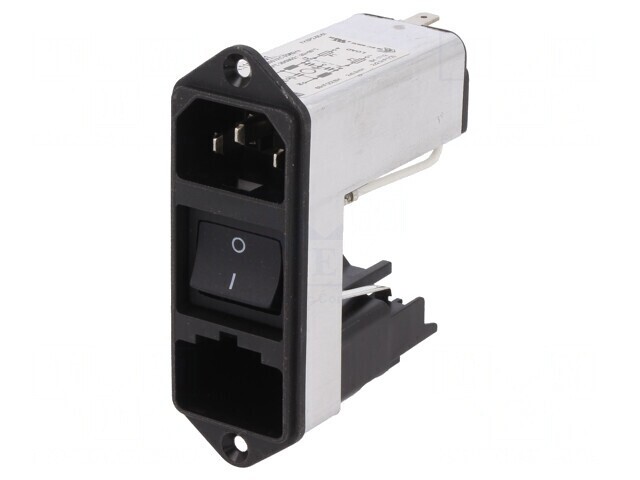 Conector Alimentare AC Soclu Tată 6A 250VAC IEC 60320