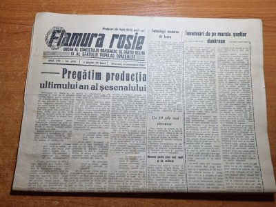 flamura rosie 14 octombrie 1964-art. portile de fier,resita,mina anina, foto