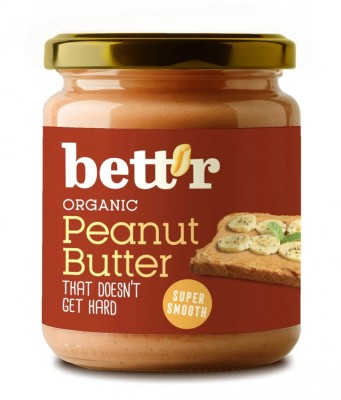 Crema de arahide super smooth bio 250g Bettr foto