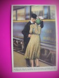 HOPCT 6409 INTOARCEREA DIN INDIA -1932-REGINA ASTRID-FAMILIA REGALA BELGIA-CROMO LITHO-CIOCOLATA COTE D&#039;OR
