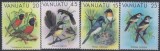 Timbre cu păsări din Vanuatu