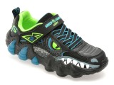 Pantofi sport SKECHERS negri, 400121L, din material textil