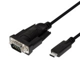 CABLU USB LOGILINK adaptor USB 2.0 Type-C (T) la Serial DB9M (9-pin)(RS232)(T) 1.2m negru "AU0051"