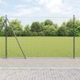 Gossi imprejmuirea euro cu 7 posturi flansate 1.4x10 m din otel galvanizat