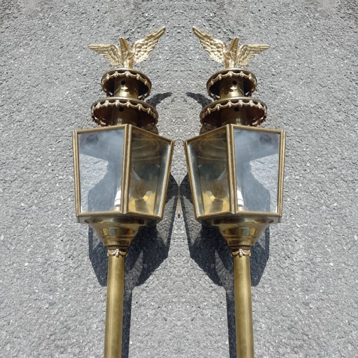 Set de 2 superbe felinare antice