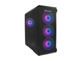 Carcasa genesis irid 503 v2 mini tower argb negru tempered glass sloturi expansiune 5 drive