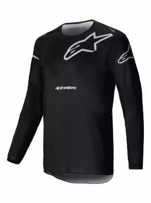 Tricou atv/cross Alpinestars Racer Graphite, culoare negru/alb, marime L Cod Produs: MX_NEW 29108030PE foto
