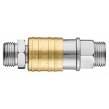 Cupla rapida pentru compresor M3/8, 16 bar, otel inoxidabil si alama