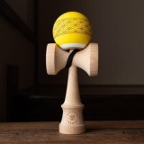 Joc de indemanare Kendama Israel Antiskid - Asanoha Yellow