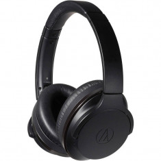 Casti Audio Technica ATH-ANC900BT QuietPoint Wireless Active Noise-Cancelling Negru foto