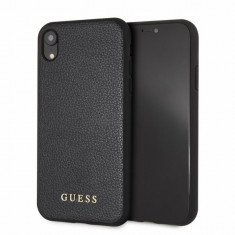 Husa Guess GUHCI61IGLBK iPhone XR black czarn y Iridescent foto