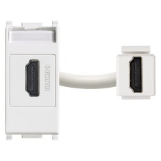 Priza conector HDMI 1M Vimar Plana alb 14346
