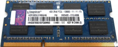 Memorie SODIMM ram laptop KINGSTON 4Gb DDR3 1600Mhz PC3-12800, 1.35V foto