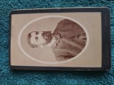 SUPERBA fotografie , anii 1880,atelier celebru ,FACIROV -Bucurest ,Calea Mosilor 116..de colectie .Distins domn .