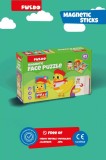 PUZZLE MAGNETIC DIN SPUMA EVA CU FEȚE, PUEDO, PUEDO TOYS