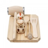 Set 7 piese tocator dreptunghiular lemn fag Zilan 30x20x2cm 1512