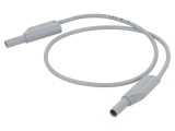 Cablu de măsurare 32A 4mm gri cu soclu axial HIRSCHMANN T&amp;M 934087106