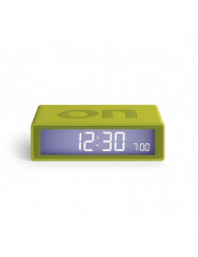 Ceas inteligent cu alarma Lexon Flip lime foto