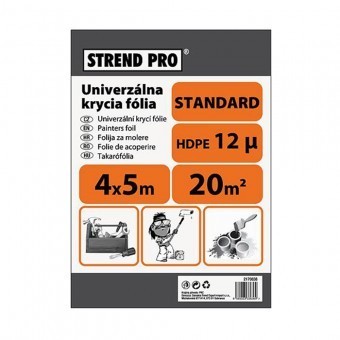 Folie protectie universala 4x5m, HDPE 12&amp;mu;, Strend Pro Standard foto
