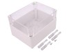 Carcasa universala ELEKTRO-PLAST NASIELSK gri IP65, EPN-2712-01, 135x170x107mm, IK07, Seria INDUSTRIAL, Capac transparent