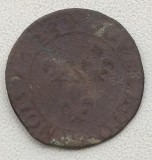 Moneda Principatul Dombes - Double Tournois 1623 - Marie de Bourbon