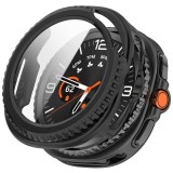 Husa + folie Samsung Galaxy Watch8 Classic Asteroid GSM Defense, negru (Pachet 360&deg;)
