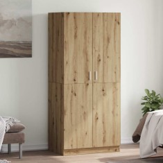 Gossi sifonier, stejar artizanal, 90x52x200 cm, lemn prelucrat