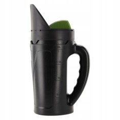 Semanator manual pentru gazon, ingrasamant, sare si seminte, rezervor 2.5 L, plastic rezistent, 34x18 cm, negru Household NewTrend