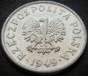 Moneda istorica 20 GROSZY - POLONIA, anul 1949 * cod 3608, Europa