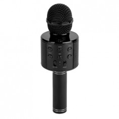 Microfon karaoke fara fir i-JMB, port USB, card TF, acumulator 1200 mAh foto