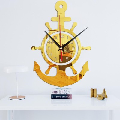 Ceas Decorativ Sticker, Fara zgomot, Pentru Marinar, 450 mm x 310 mm foto