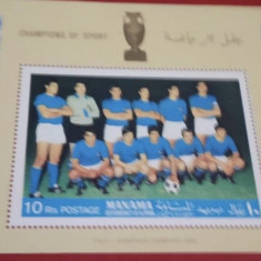 MANAMA, FOTBAL ITALIA 1968 - COLIȚĂ NEȘTAMPILATĂ MNH