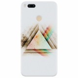 Husa silicon pentru Xiaomi Mi A1, Abstract Grunge Light Triangle