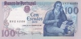 Bancnota Portugalia 100 Escudos 1981 - P178b UNC ( vezi descriere )
