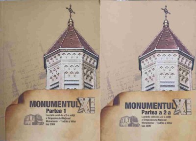 MONUMENTUL PARTEA 1-2 CERCETARE, PROIECTARE, CONSERVARE, RESTAURARE-VOLUM COORDONAT DE MIRCEA CIUBOTARU, LU-248423 foto