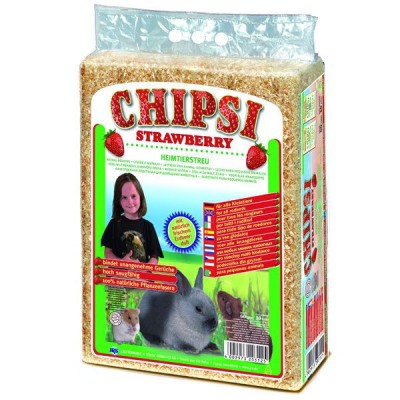 CHIPSI STRAWBERRY - aşternut cu aromă de căpşune 60 L foto
