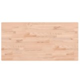 Cumpara ieftin Blat de baie, 100x50x2,5 cm, lemn masiv de fag