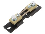 Şunt de curent LUMEL 100A 60mV pentru Sina DIN Clasa 0,2 Baza Izolata