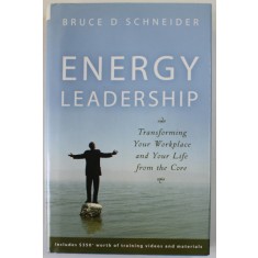 ENERGY LEADERSHIP by BRUCE D. SCHNEIDER , TRANSFORMING YOUR WORKPLACE AND YOUR LIFE FROM THE CORE , 2008