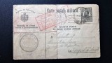 Rom&acirc;nia WW1 1916&ndash;1918 Carte Poștală Militară Armata de Operațiuni Regele Ferdinand I Cenzură Militar BUCUREȘTI &amp; AMBULANȚĂ - A90